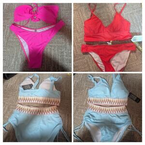 Size M three sets of swimsuits